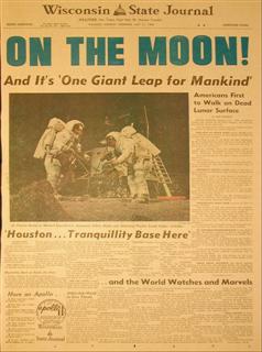 Headlines in History Exhibit at the Cuyahoga County Fair